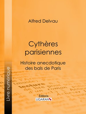 cover image of Cythères parisiennes